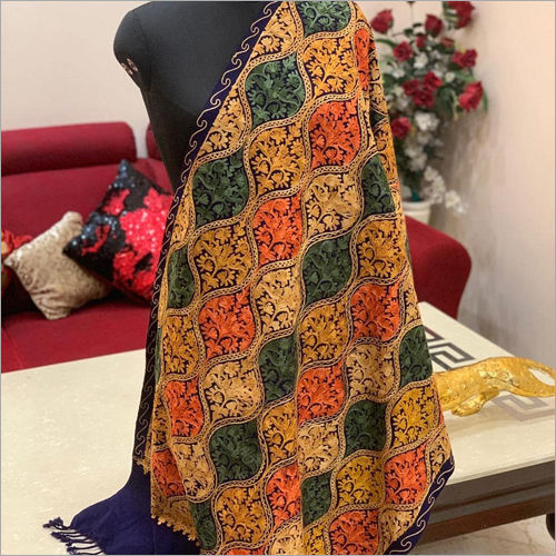 Embroidered Ladies Casual Wear Embroidery Stoles