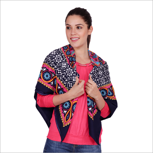Ladies Polyester Square Scarves