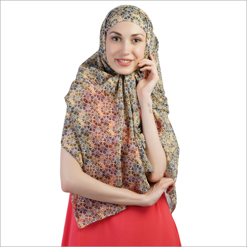 Multicolor Ladies Chiffon Scarves