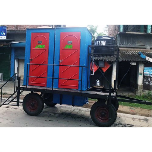 Two Seater मोबाइल Toilet