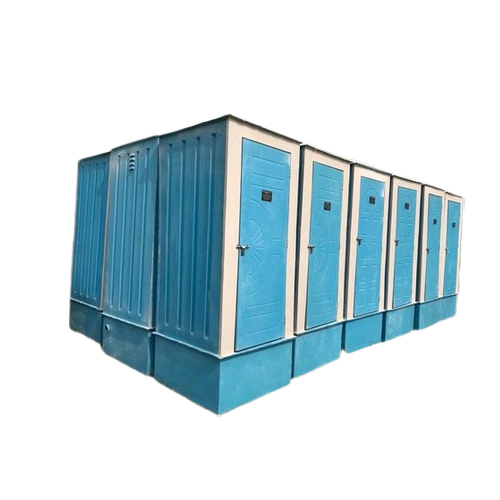 Blue FRP Bio Toilet