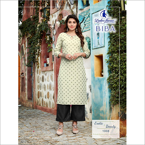 Ladies Flavour Biba Vol 1 Ruby Print Top With Pant