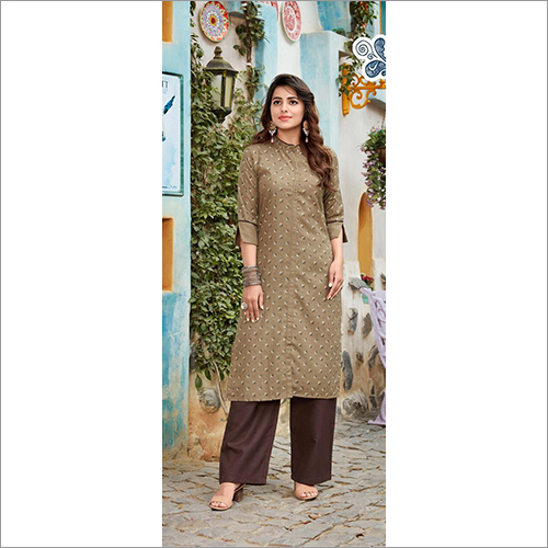 Ladies Flavour Biba Vol 1 Ruby Print Top With Pant