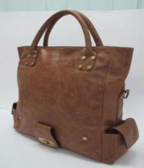 Ladies Leather Hand Bag Size: 40X30 X6Cm