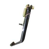Hero Bike Side Stand - Mild Steel, 20-30 Cm Length, Black Finish | Lightweight 350-450 G, For Use In Hero Bikes, Offers Upright Stability