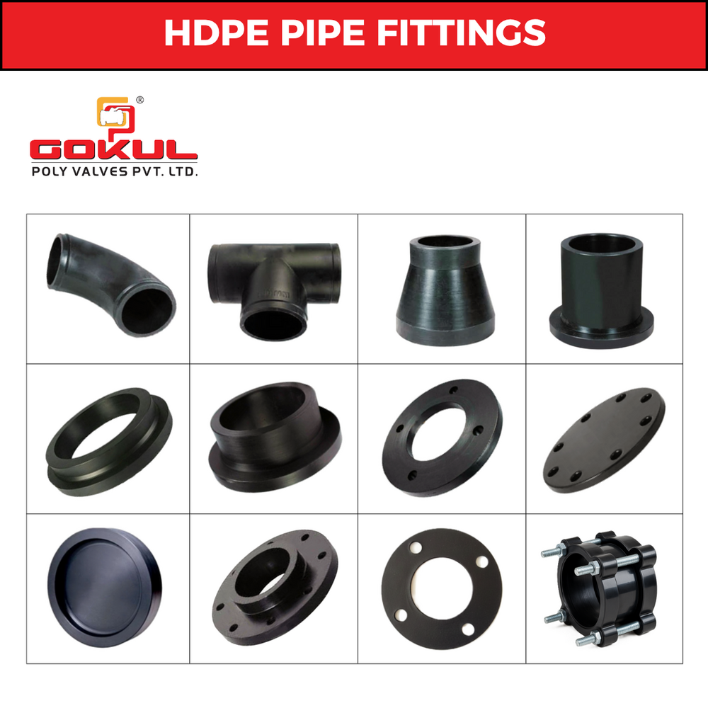 Hdpe Pipe Fittings - Color: Black