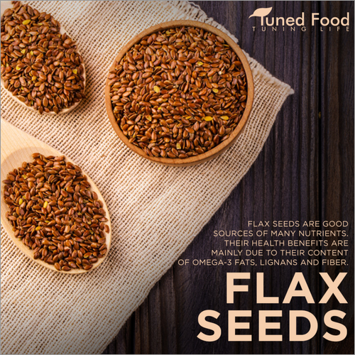 Brown Whole Flax Seeds