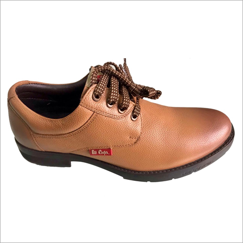 Tan Lee Cooper Leather Boot Shoes