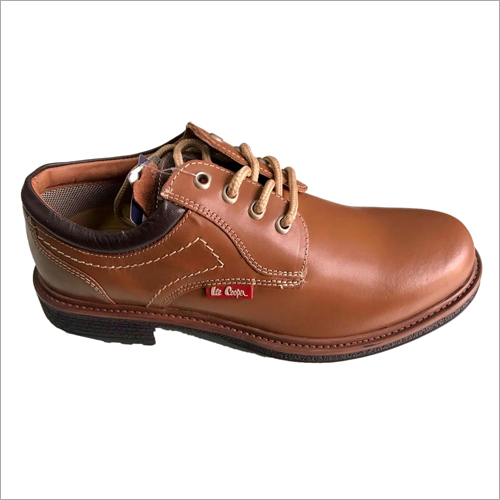 Mens Tan Leather  Shoes