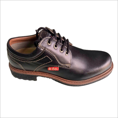 Any Season Black Lee Cooper Leather Shoes