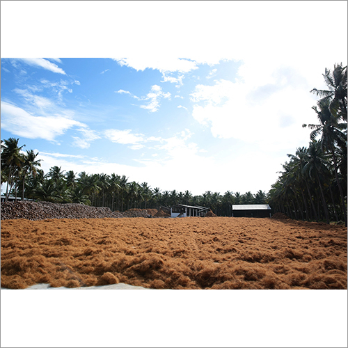 Brown Coir Fiber - Coconut Fiber Material, Golden Brown Color | Eco-Friendly Mats & Mattresses, Home Textile