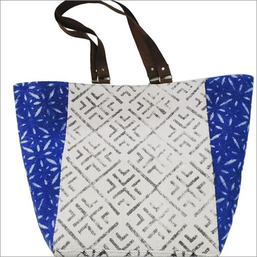 Indigo Dhurrie Bag