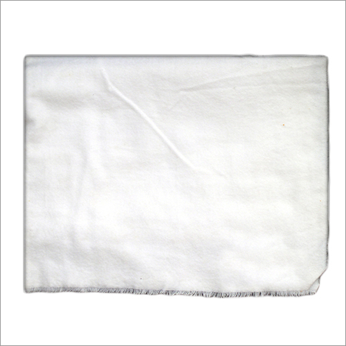 White Bleached Flannel Fabric