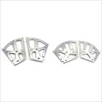 Stainless Steel Shoe Rack Fitting - Color: Silver