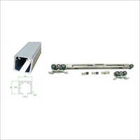 Stainless Steel Sliding Door Fitting - Color: Silver