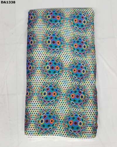Baby Sartin Silk Digital Print Fabric