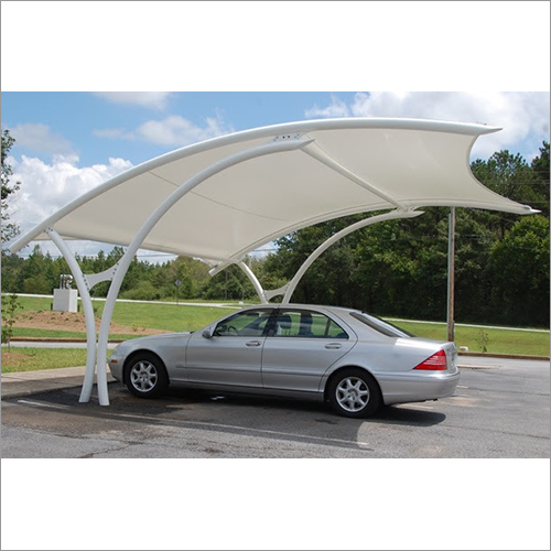 Pvc Panel Tensile Car Parking Structures
