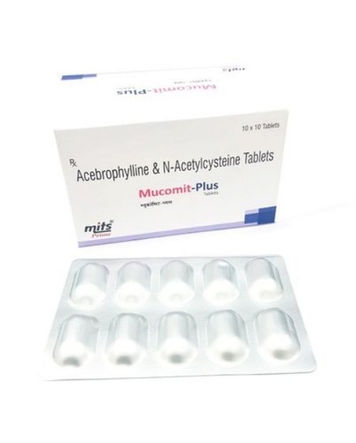 Acebrophylline and acetylcysteine tablet