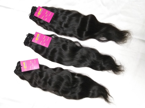 Natural Black Raw Indian Unprocessed Temple Virgin Wavy/Straight/Curly/Body Wave Human Remy Hair