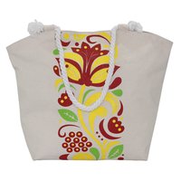 12 Oz Natural Canvas Beach Bag With Inside Lining