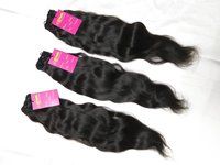 Indian 100% Natural Virgin Remy Wavy Human Hair Bundle With Closure Frontal
