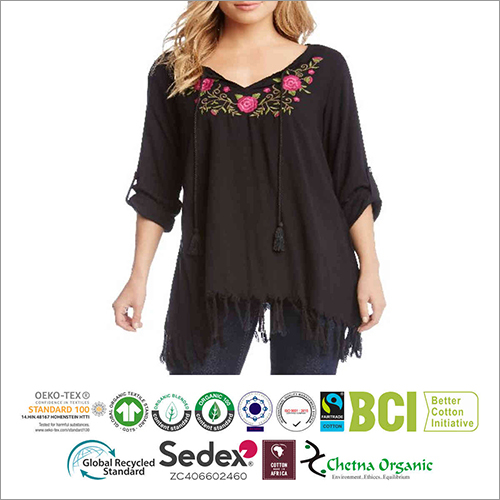 Eco Cotton Ladies Designer Tops