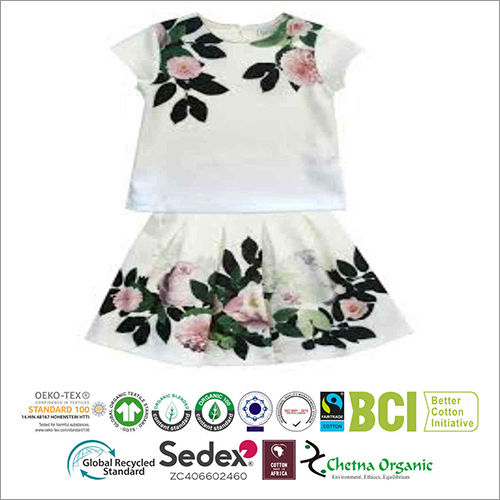 Kids Top and Skirt Set