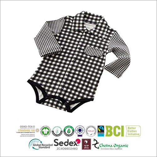 Baby Checkered Romper