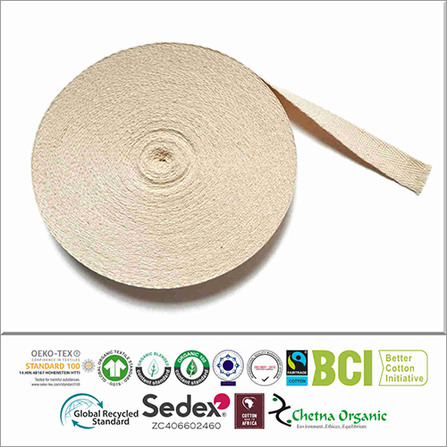 Organic Cotton Ribbon Tape