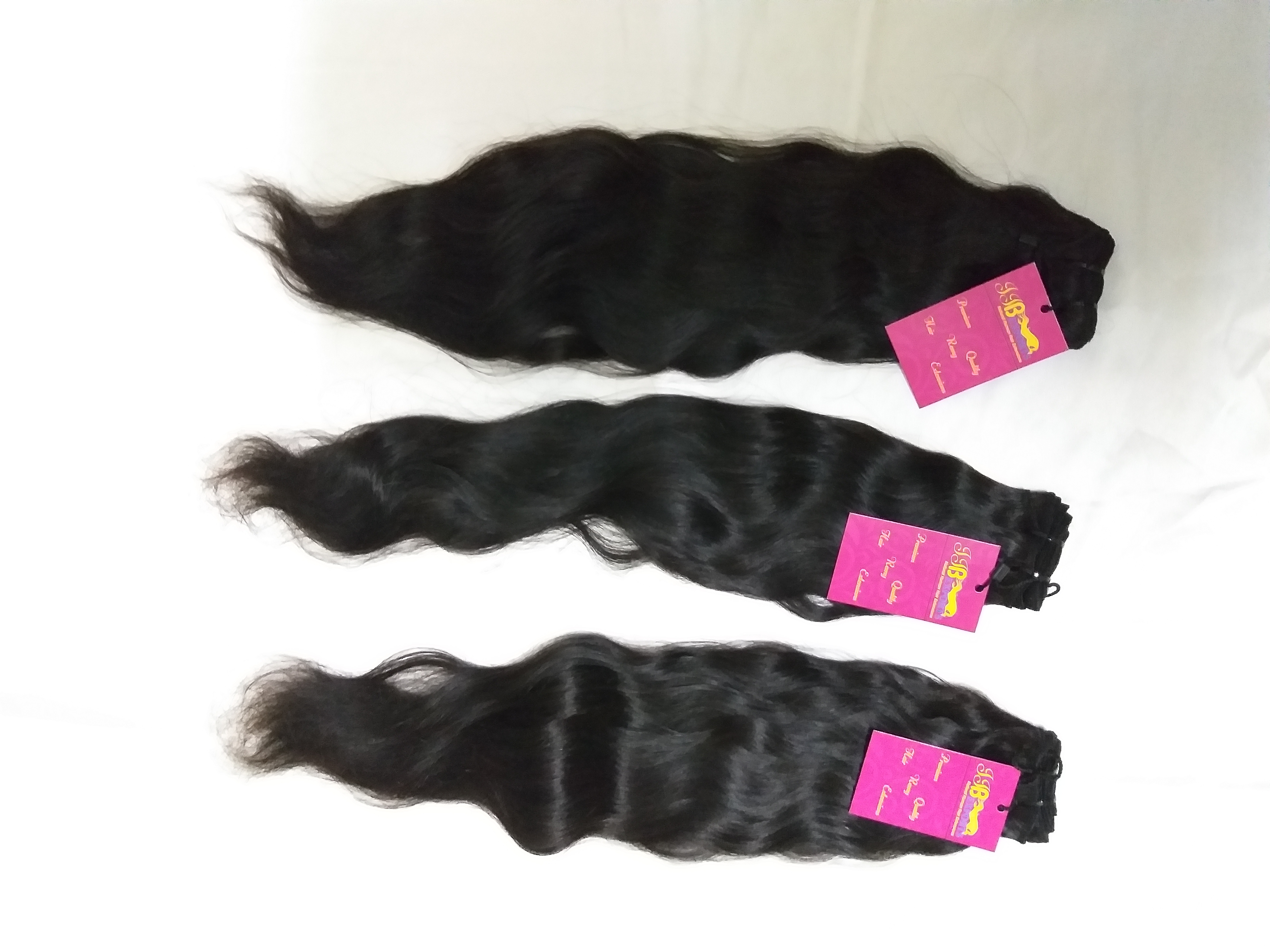 Good Quality Thickness Indian Wavy Virgin Remy Human Hair Bundle
