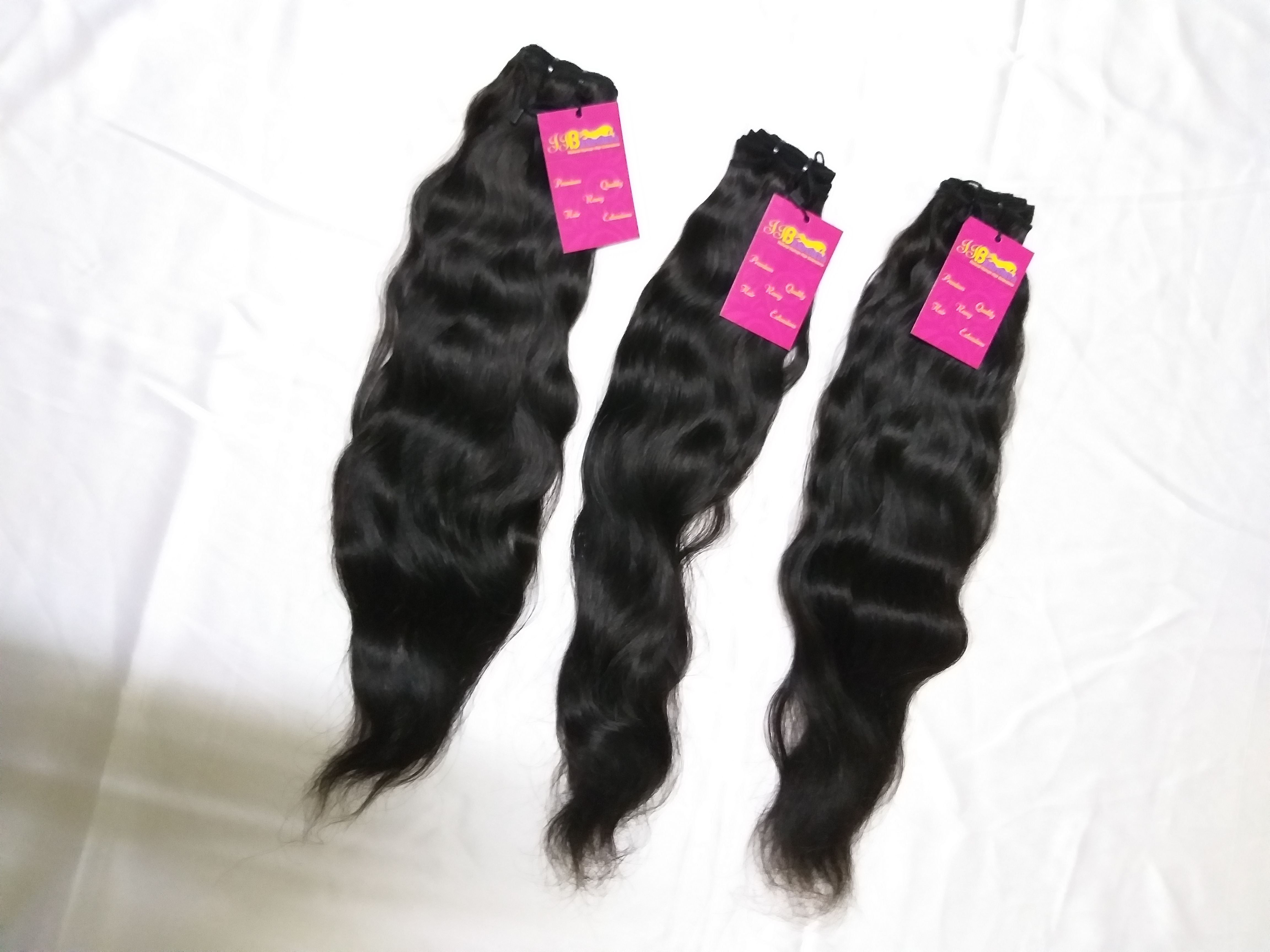 Good Quality Thickness Indian Wavy Virgin Remy Human Hair Bundle