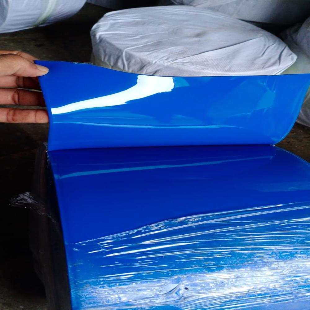 Blue Pvc Strip Curtain Roll - Pvc Material, 200mm & 300mm Size, Versatile Blue Color, Ribbed Style | Ideal For Office And Home Partition Screens