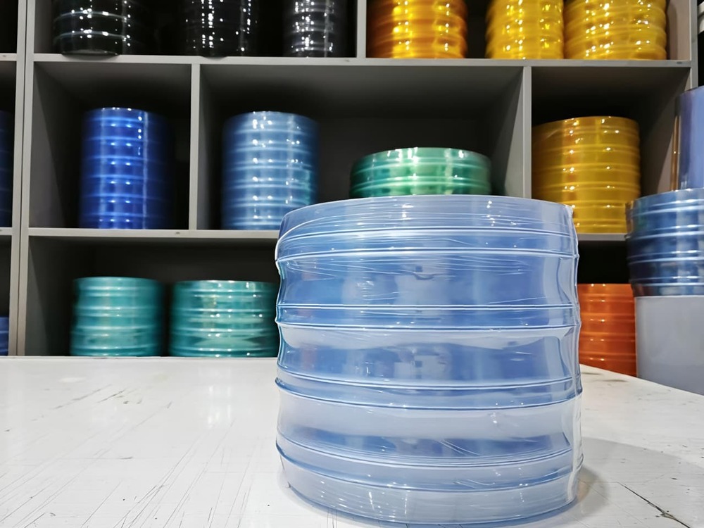 Double Ribbed PVC Strip Curtain