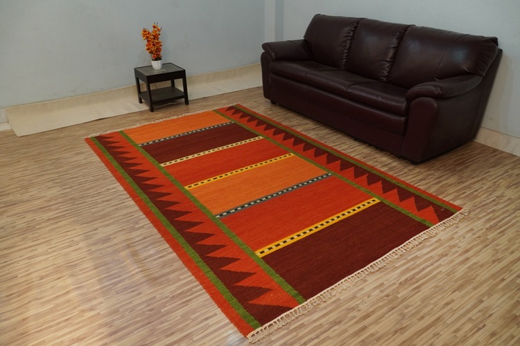 Hand Woven Woolen Kilim