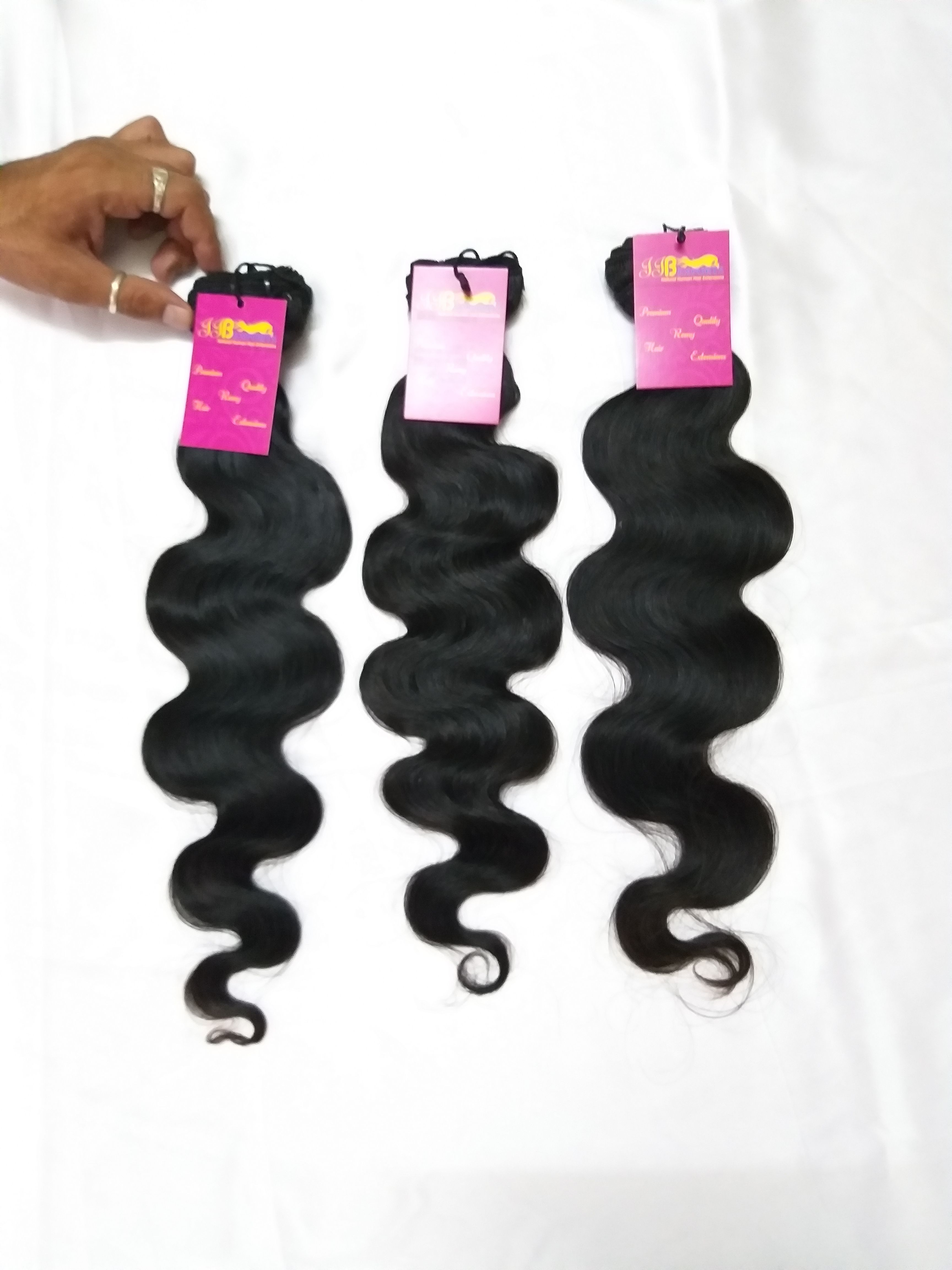 Natural Raw Unprocessed Indian Virgin Body Wave Remy Human Hair  Bundle