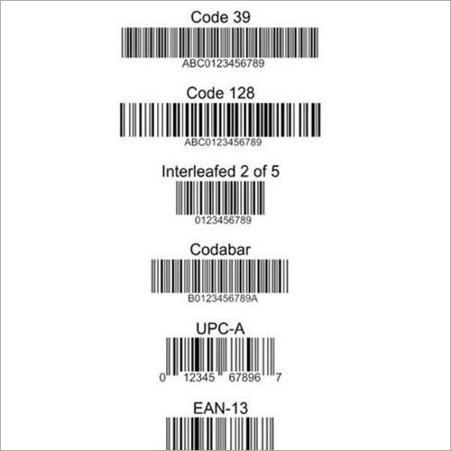 Printed Barcode Labels