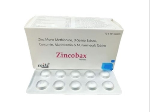Zinc Mono Methionine, D-Salina Extract, Curcumin, Multivitamin & Multimineral Tablets By MITS HEALTHCARE PRIVATE LIMITED