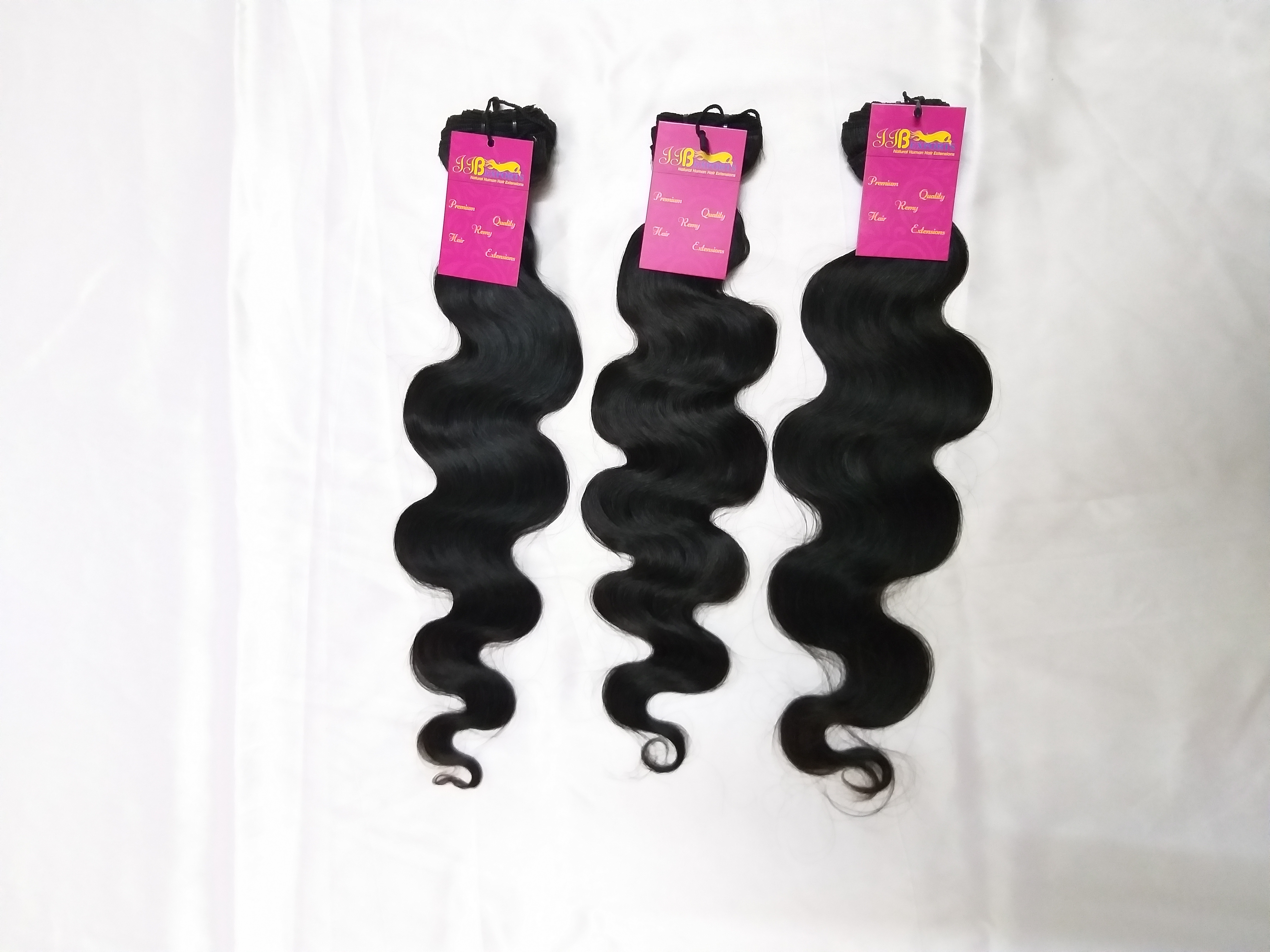 Unprocessed Virgin Body Wavy Brazilian Indian Wave Cuticle Hair Extensions