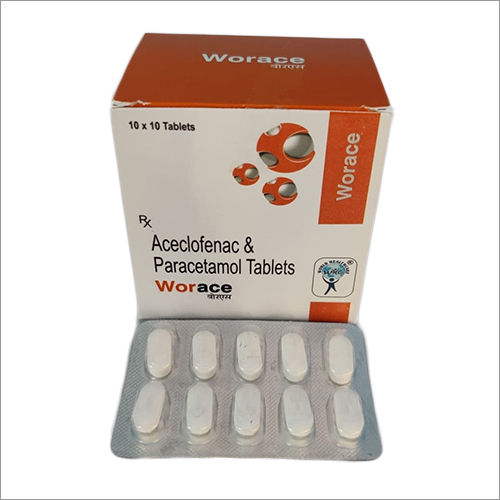 Aceclofenac And Paracetamol Tablets