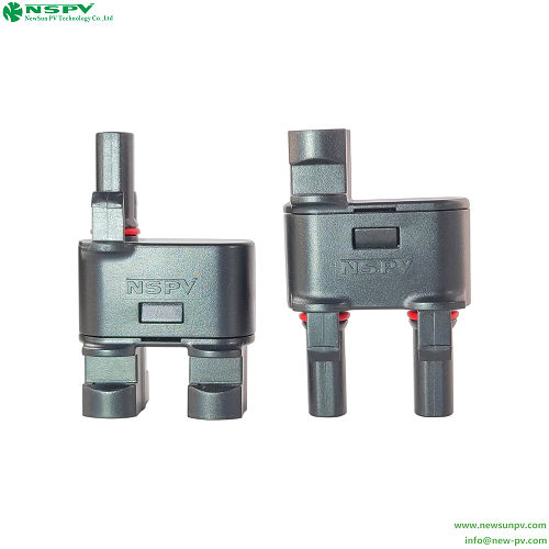 TUV Certified 2 To 1 Solar Branch Connectors 1500VDC mc4 Branch Connectors For Solar System Connection