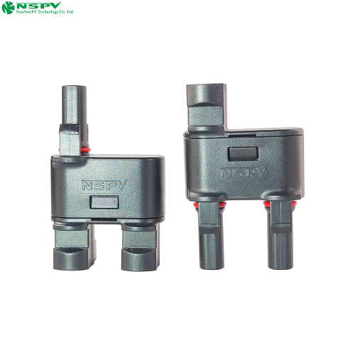 Tuv Certified 2 To 1 Solar Branch Connectors 1500Vdc 60A Pv Branch Connectors Solar Splitters For Solar System Connection - Color: Black
