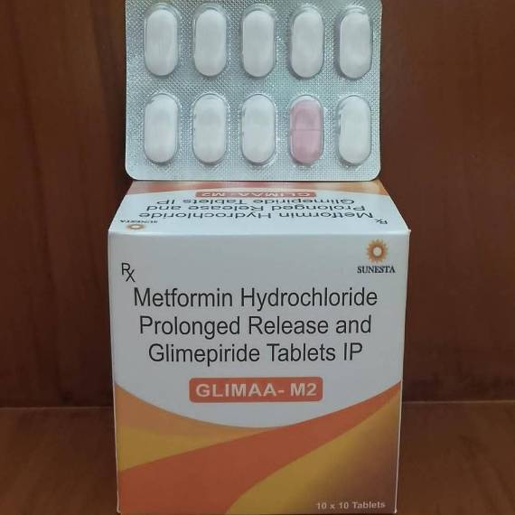Glimepiride Tablets - 10 Count | Suitable For Teenagers, Women, Adults, Aged Persons, Store In A Cool Dry And Dark Place