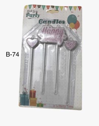 Happy Birthday Cake Topper Candles