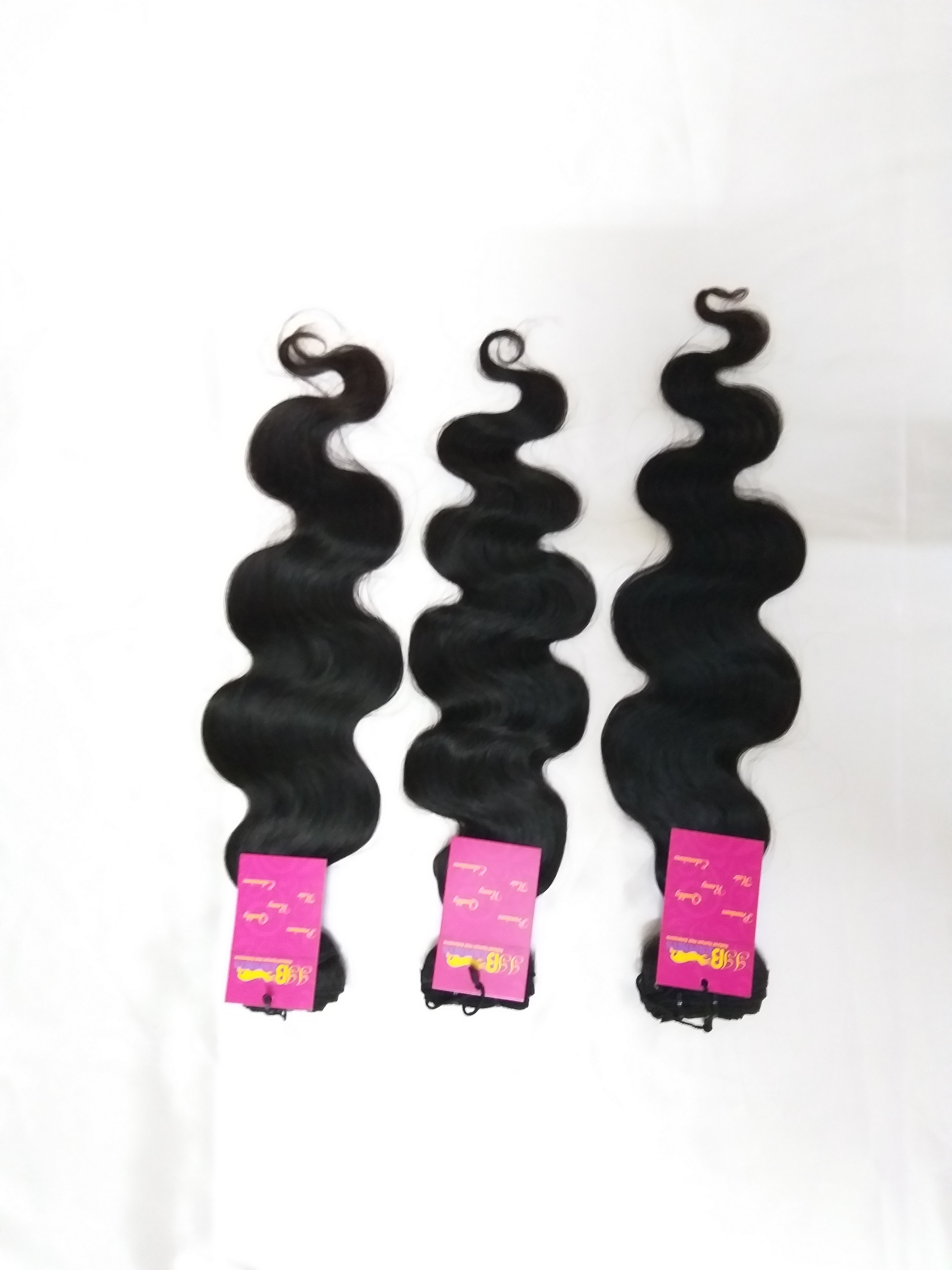 Virgin Cuticle Aligned Soft & Silky Indian Natural Body Wave Raw Cambodian Human Hair Extensions