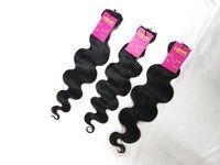 Indian Raw Machine Weft Single Drawn Natural Body Wave Human Hair Bundle