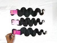Cuticle Aligned Indian Virgin Body Wave Hair Bundle With Closures Frontal Hair