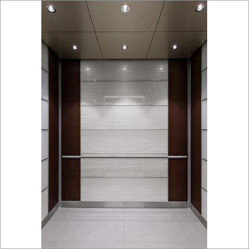 Designer Wooden Stainless Steel Cabin Elevator