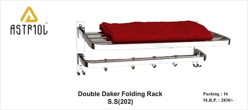 Double Decker Folding Racks