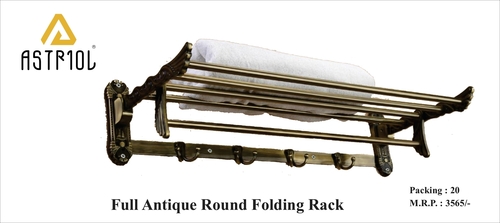 Full Antique Round Folding Racks