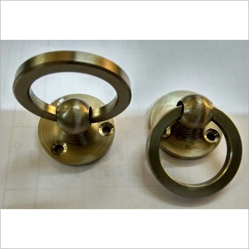 Golden Brass Ring Knobs